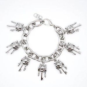 GABRIELLE ROSENSTEIN Key Drop Bracelet Silver NEW in Box
